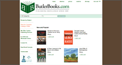 Desktop Screenshot of butlerbooks.com